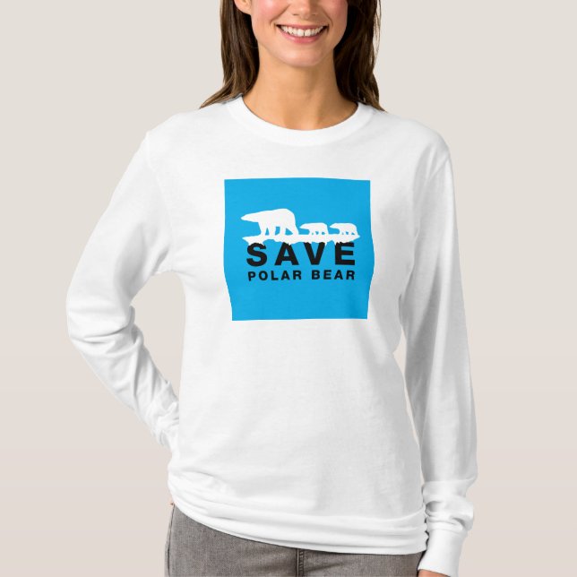 Spara Polar Bear Tee Shirt (Framsida)
