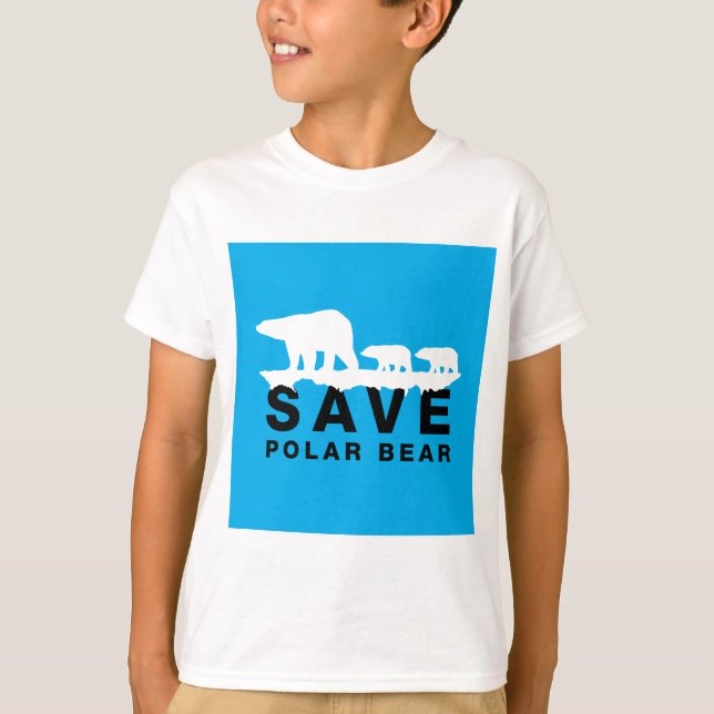 Spara Polar Bear Tee Shirt (Framsida)