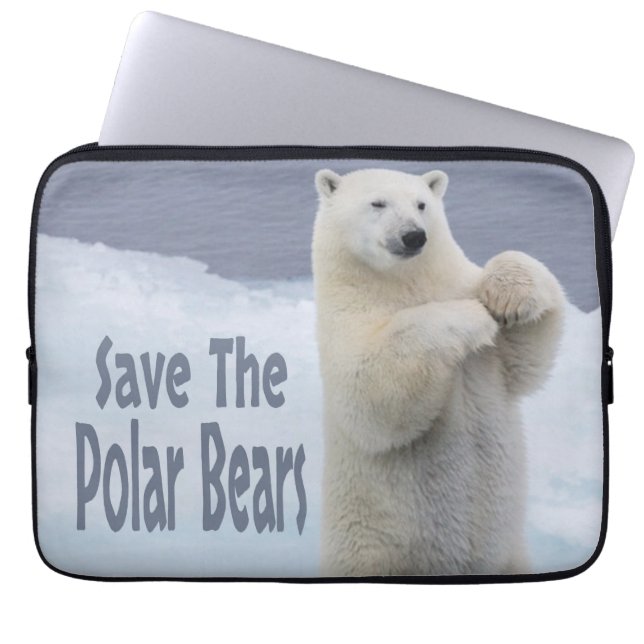 Spara Polarna Bears Laptop Fodral (Framsidan)