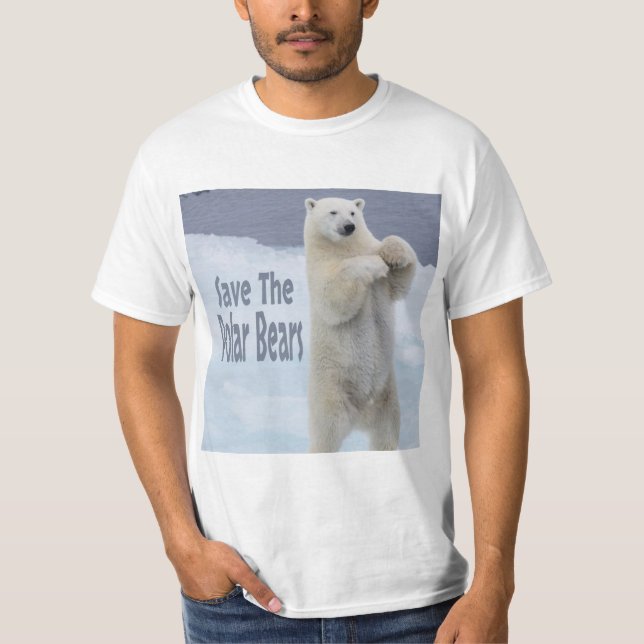Spara Polarna Bears T Shirt (Framsida)
