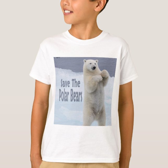 Spara Polarna Bears T Shirt (Framsida)