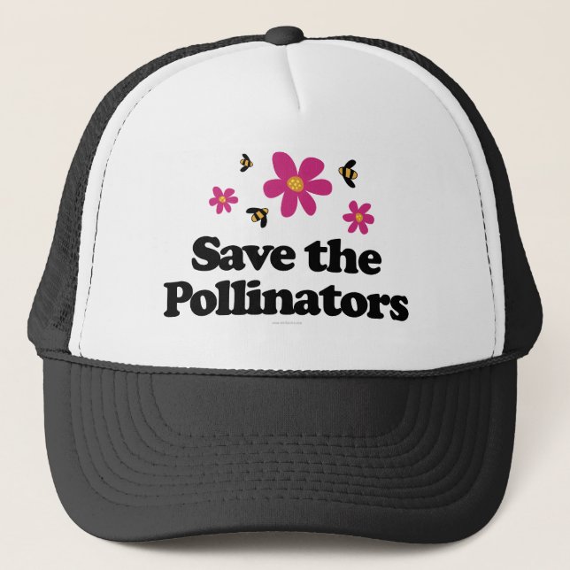 Spara pollinatorsna truckerkeps (Framsida)