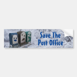 Spara Post Office Bildekal