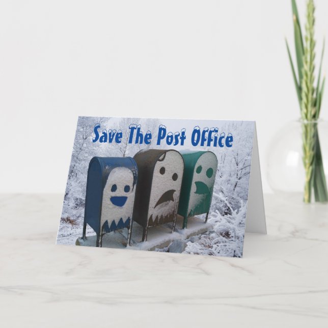 Spara Post Office Kort (Framsida)