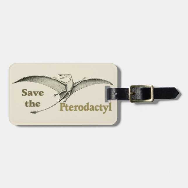 Spara Pterodactyl - bagagetapp Bagagebricka (Horisontell Framsida)