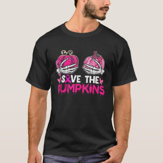 Spara Pumpkins Breast Cancer Awareness Hallowee T Shirt