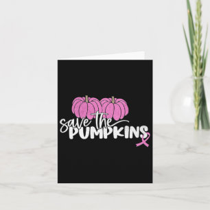 Spara Pumpkins Womens Breast Cancer Awareness P Kort