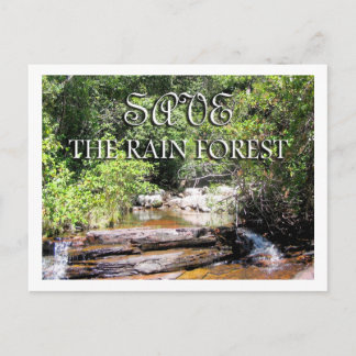 Spara Rain Forest Landscape Vykort
