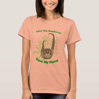 Spara Rainforest Sloth- Woman Burnout T Shirt
