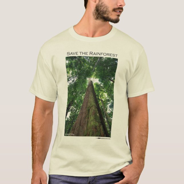 spara rainforesten t-shirt (Framsida)