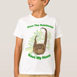 Spara Rainforestslothen Tee Shirt