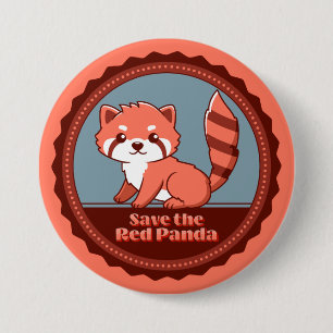 Spara Red Panda Knapp