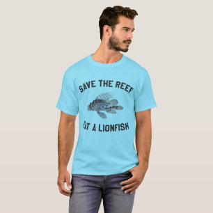 Spara reven äter en Lionfish T Shirt