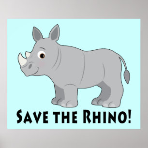 Spara Rhino! Poster