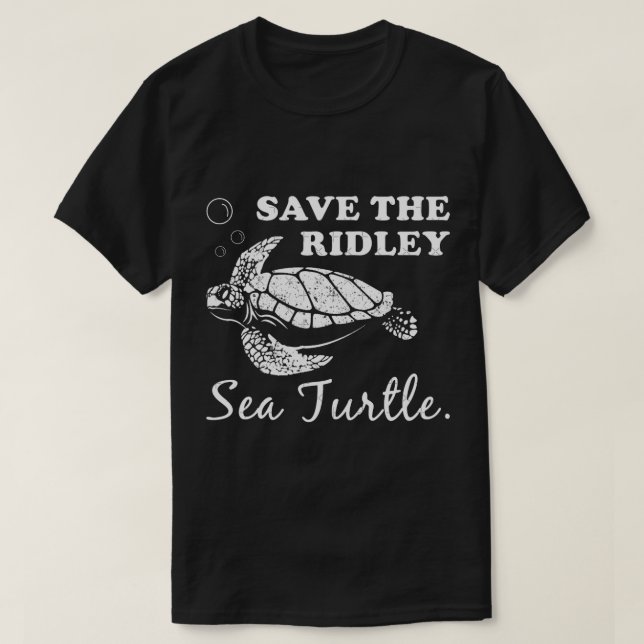 Spara Ridley Sea Turtle T Shirt (Design framsida)