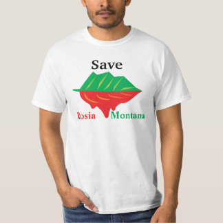 Spara Rosia Monatana/rumänsk vapensköld 1947 Tee Shirt
