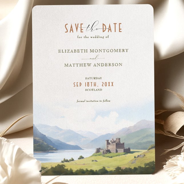 Spara SCOTLAND-målets datum Inbjudningar (Skapare uppladdad)