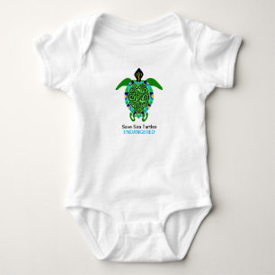 Spara Sea TURTLES - Endangångna arter- Marine - Ma T Shirt