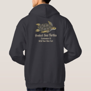 Spara Sea Turtles Ocean Wildlife Habitats Klimatet Hoodie