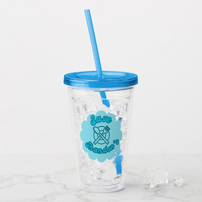 SPARA SHANDON S - Robs Middag - Korsningen Take Away Mugg (Framsida Ice)