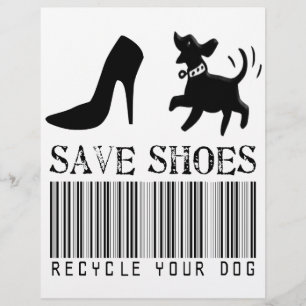 Spara Shoes: Återvinna din Hund Reklamblad