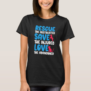 Spara Skadade räddingar och Kärlek djur T Shirt