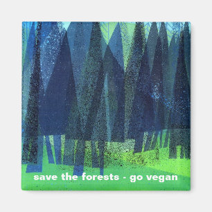 spara skogarna - går veganen magnet