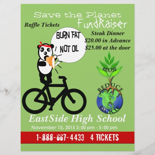 Spara Skogsflygaren Reklamblad (Framsidan)