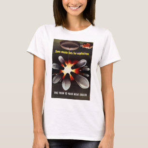 Spara Slösar Tjockar för sprängämnen Tee Shirt