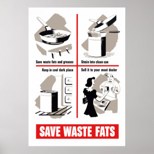 Spara Slösar Tjockar Poster