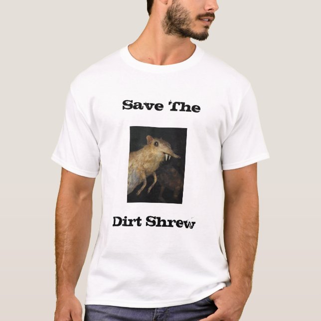 Spara smutsshrewen tee (Framsida)