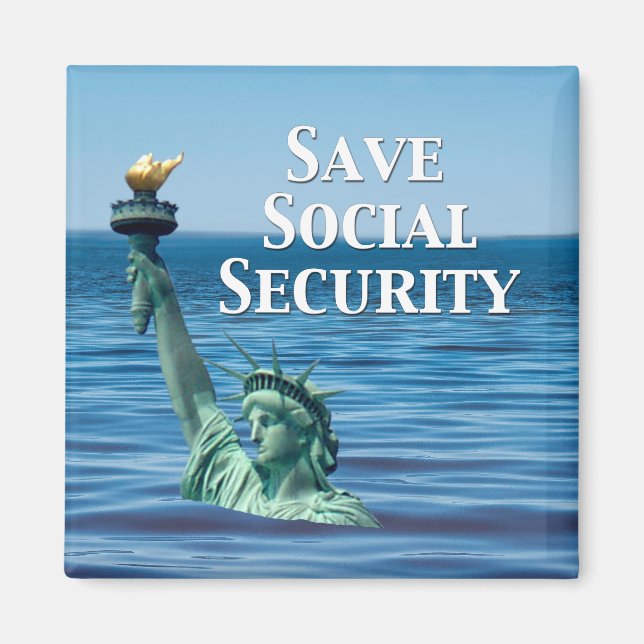 Spara Social Security Magnet (Framsidan)