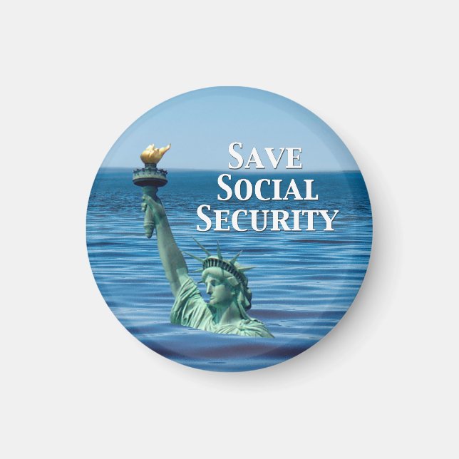 Spara Social Security Magnet (Framsidan)