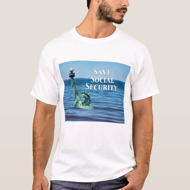 Spara Social Security T Shirt (Framsida)
