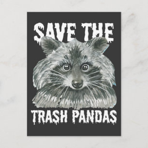 Spara Sopor Pandas - Lustigt erkännande av rasism Vykort