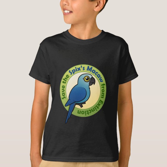 Spara Spix'sens Macaw från utplåning T Shirt (Framsida)