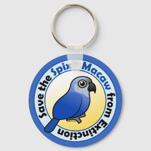 Spara Spix'sens Macaw Keychain Nyckelring