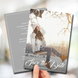 Spara Studentfesten Datumfoto Inbjudningar