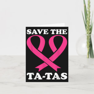 Spara Ta-tas! Medvetenhet om bröstcancer Kort
