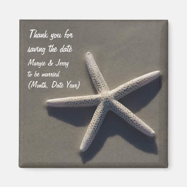 Spara Tacken Datum Magnet (Framsidan)