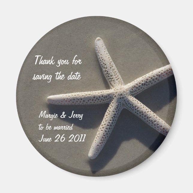 Spara Tacken Datum Magnet (Framsidan)