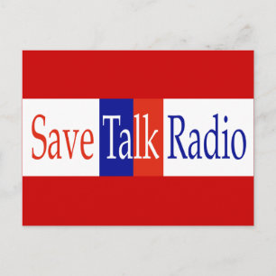 Spara Talk Radio Postcard Vykort