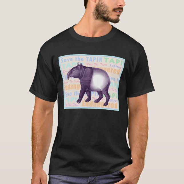 Spara TapirT-tröja Tee Shirt (Framsida)