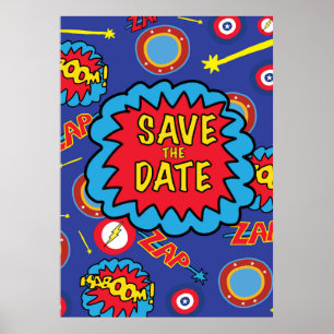 Spara Tecknaden Datumhjältar Poster
