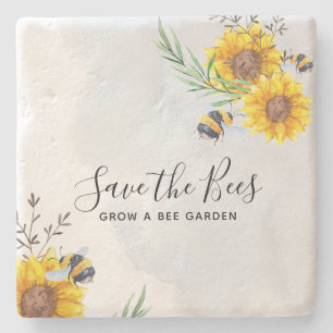 Spara The Bees - Citat, Slogans Ord Solblommor Stenunderlägg