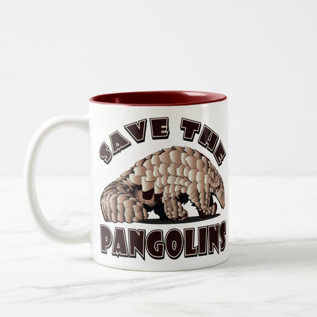 Spara-The-Pangolin Två-Tonad Mugg (Vänster)