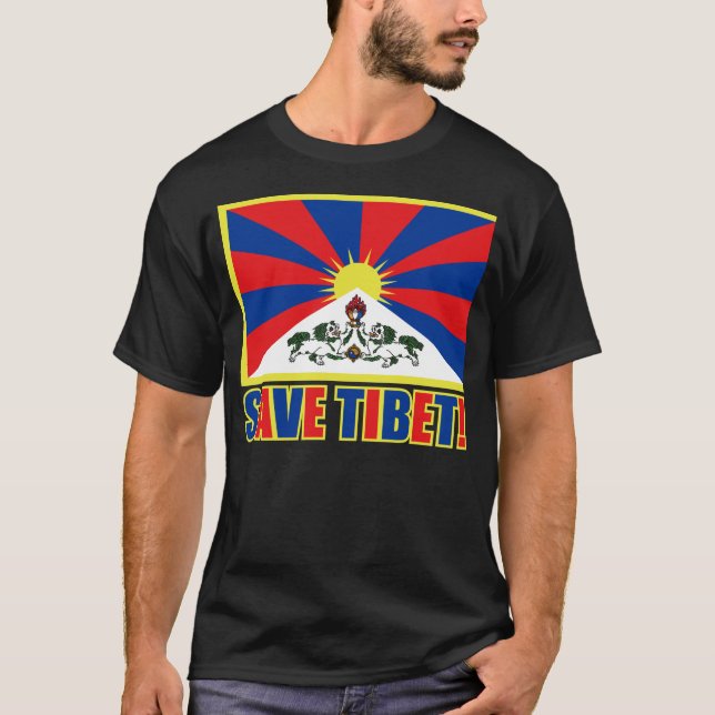 SPARA TIBET! T-SHIRT (Framsida)