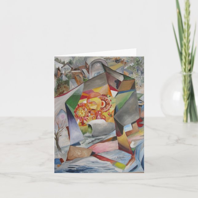 Spara till City - Tomt anteckningskort (Framsida)