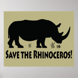 Spara till Rhinoceros Poster