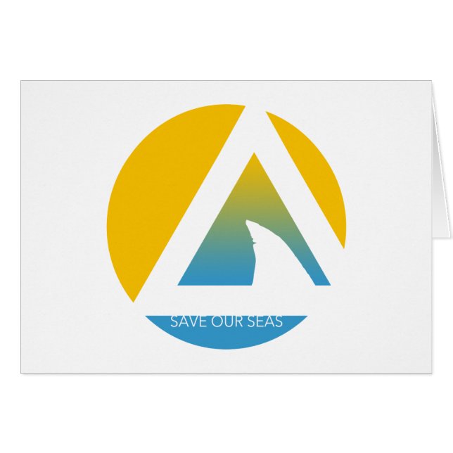 spara till våra hav OBS kort (Framsidan Horizontal)